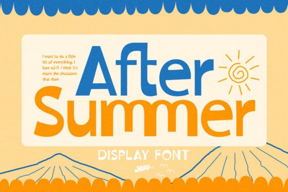 After Summer: The Retro Display Font for Creative Makers