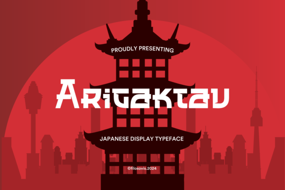 Arigaktau: The Asian-Inspired Display Font for Creative Crafts