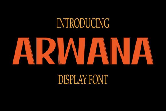 Arwana Typeface: The Futuristic Edge for Your Creative Shop