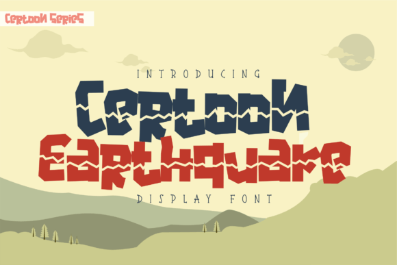 Certoon Earthquake: The Display Font for Bold Campaigns