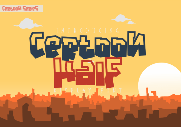 Certoon Half: A Unique Display Typeface for Modern Branding