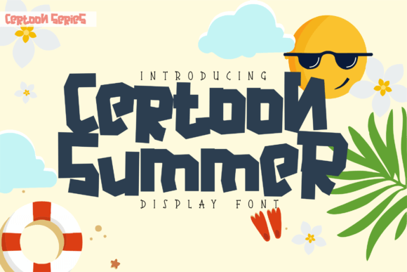 Certoon Summer Typeface for Vibrant Editorial Design