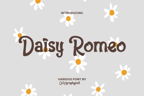 Daisy Romeo: The Curly Display Typeface for Bold Campaigns