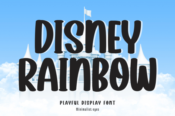 Disney Rainbow: The Bold Typeface for Eye-Catching Editorial Design