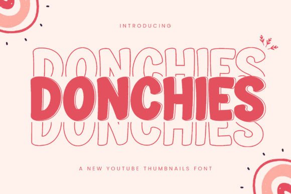 Donchies: A Bold Display Font for Modern Brand Identity