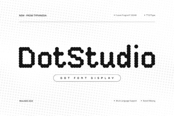 Dotstudio Typeface: A Modern Display Font for Striking Brand Identity