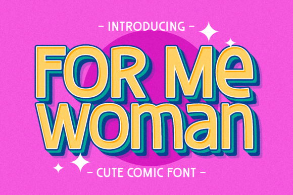For Me Woman: A Premium Display Typeface for Editorial Design