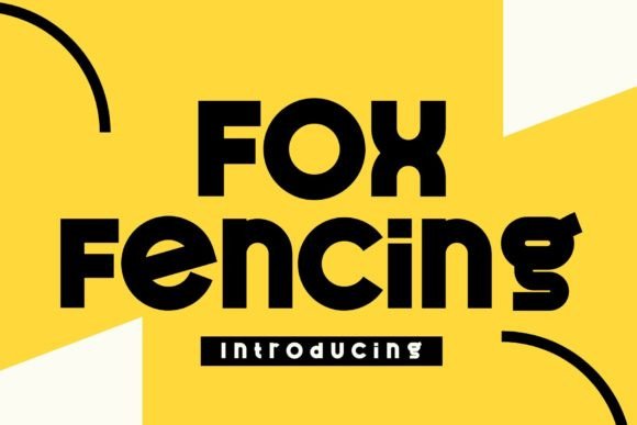 Fox Fencing: The Bold Display Typeface for High-Energy Campaigns