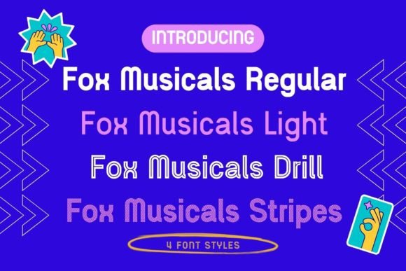 Fox Musicals: A Charming Display Font for Unique Branding