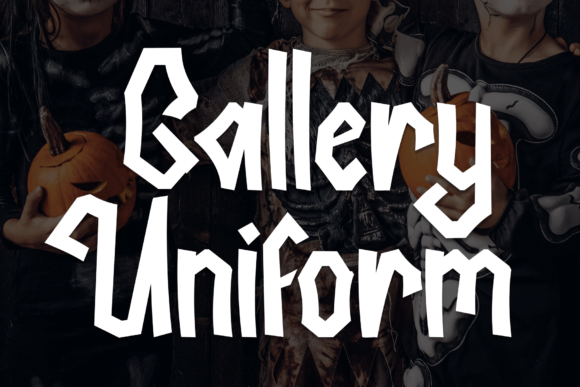 Gallery Uniform: The Quirky Display Font for Handmade Creators