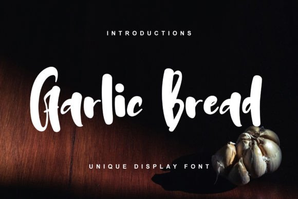Garlic Bread: A Stylish Display Font for Modern Web Design