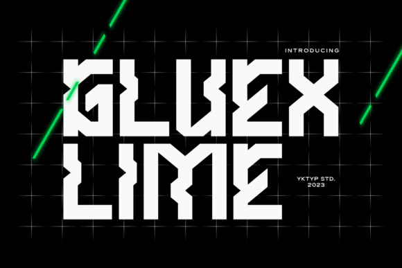Gluexlime: The Bold Display Font for Future-Ready Campaigns