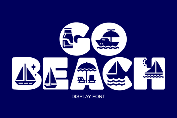 Go Beach: A Mesmeric Display Font for Handmade Branding