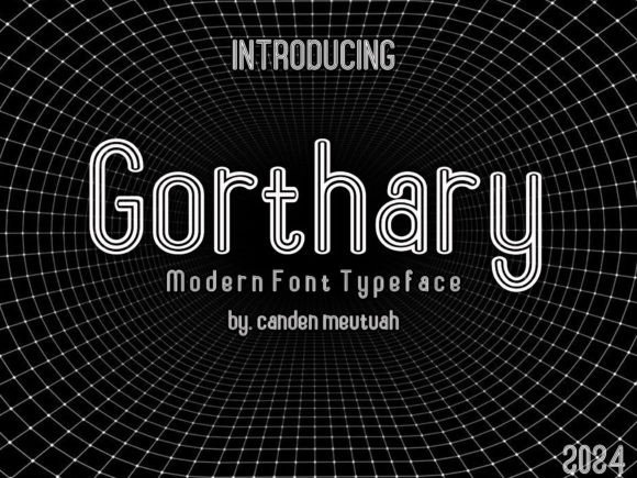 Gorthary: A Minimalist Modern Font for Versatile Branding