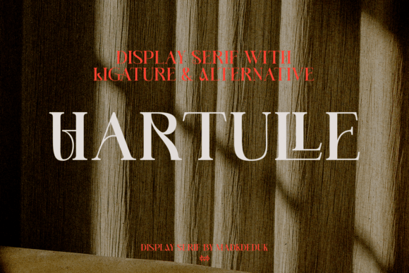 Hartulle Display Font for Boutique Branding and Packaging