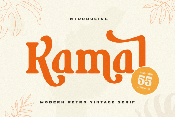 Kamal Font Review: Retro Display for Bold Branding