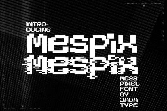 Mespix: A Bold Display Font for Modern Editorial Identity