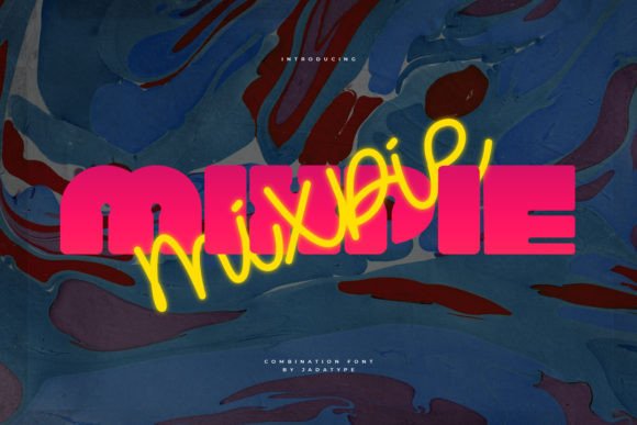 Mixpie: A Unique Display Font for Bold Branding Projects