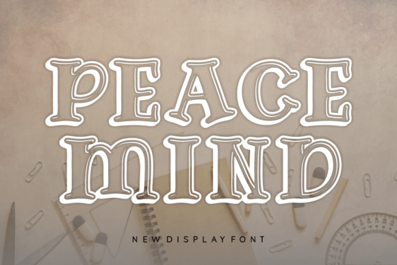 Peace Mind Display Font for Modern Web Branding