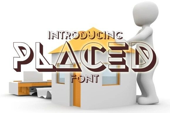 Placed: The Stylish Display Typeface for Modern Creators