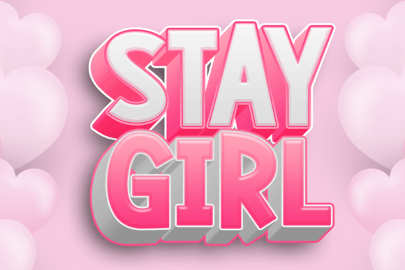 Stay Girl: A Whimsical Display Font for Charming Web Design