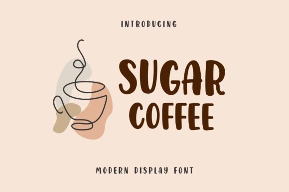 Sugar Coffee Display Font for Modern Web Design