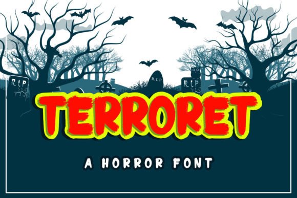 Terroret: The Whimsical Display Font for Magical Craft Designs