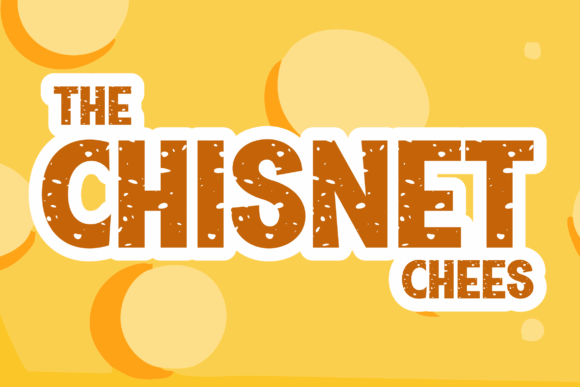 The Chisnet Chees Typeface for Creative Product Labels