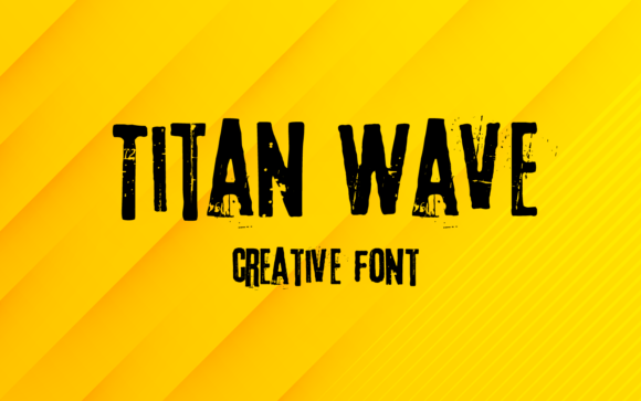 Titan Wave: The Premium Display Font for Dynamic Brand Campaigns