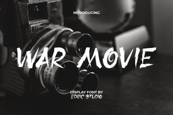 War Movie: The Sharp Brush Display Font for High-Impact Campaigns