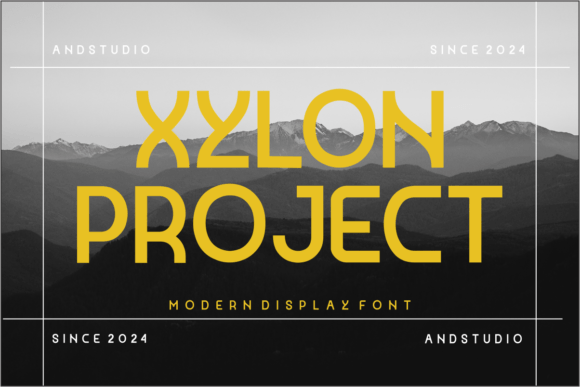 Xylon Project: The Modern Display Font for Handmade Brands