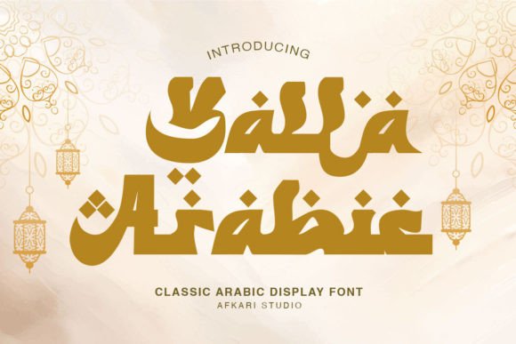 Yalla Arabic: A Premium Typeface for Authentic Brand Identity