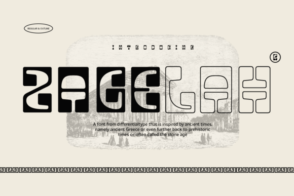 Zagelah: The Vintage Display Font for Nostalgic Campaigns
